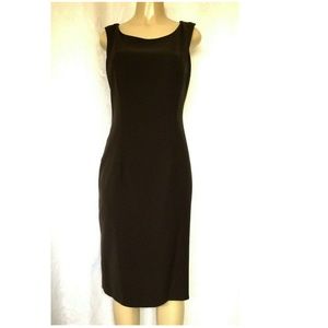 Les Copains Dress Sleeveless Scoop Neck Sheath 8 M